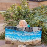 تابلو دیواری مدرن با طراحی ساحل و امواج