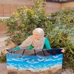 تابلو رزین دریایی هنر دست