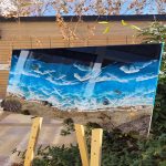 تابلو رزینی طرح دریا