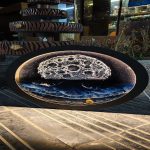 تابلو رزینی طرح ماه