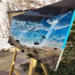 خرید تابلو دریایی رزین اپوکسی