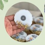 رو در یخچالی با رزین