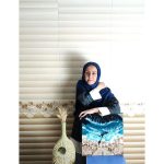 ساعت دیواری دست‌ساز مدل ساحل و دریا