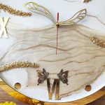 ساعت دیواری میکس مدیا با قاب فلزی