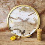 ساعت دیواری میکس مدیا مدل پروانه