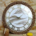 ساعت دیواری کریستالی لوکس