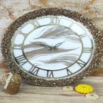 ساعت دیواری کریستالی و رزینی