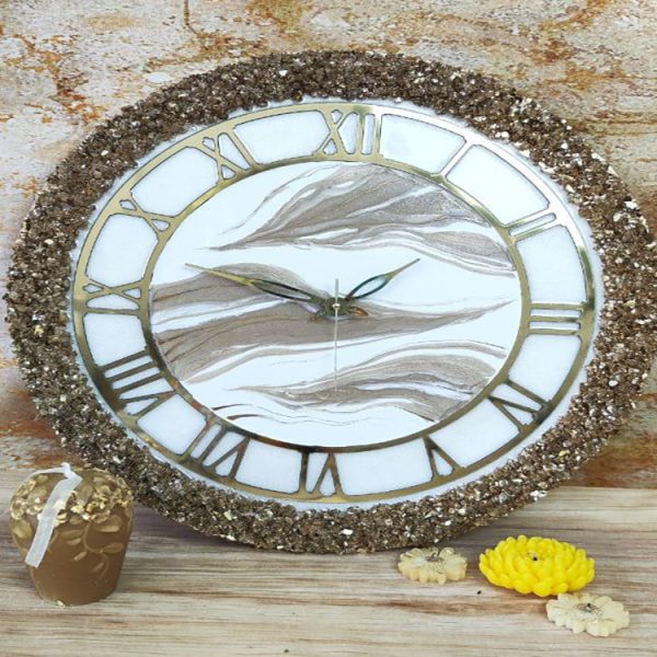 ساعت دیواری کریستالی و رزینی
