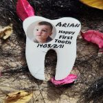 گیفت دندانی بچه با رزین