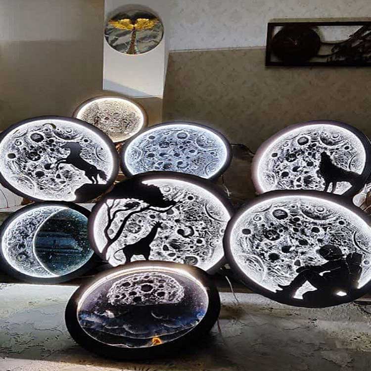 تابلوهای ماه طرح رزین